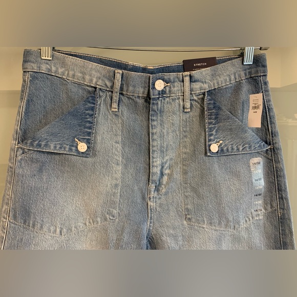 NWT, Gap Sky High Wide Leg Jeans, Size 32/14 - Picture 4 of 8